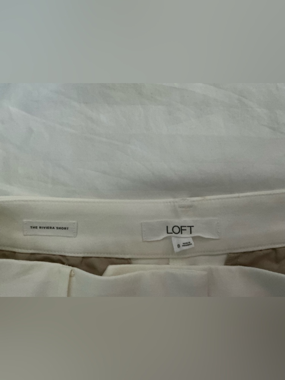 LOFT White 4” Riviera Short - Picture 3 of 4